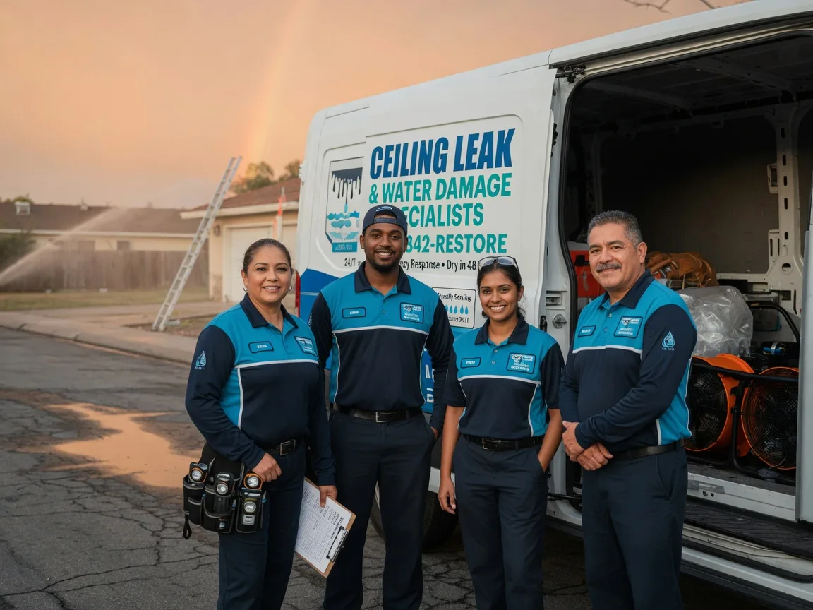 Ceiling Leak Cleanup company in Woodleaf, NC